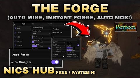 THE FORGE Script Instant Forge! *NO KEY* Auto Mine Ores, Auto Mob, Ore Spawner, Dupe & More!