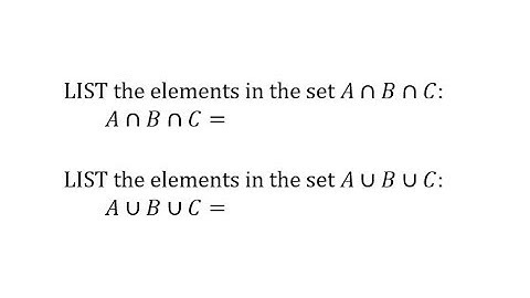 Find the Intersections and Union of Three Sets as Lists
