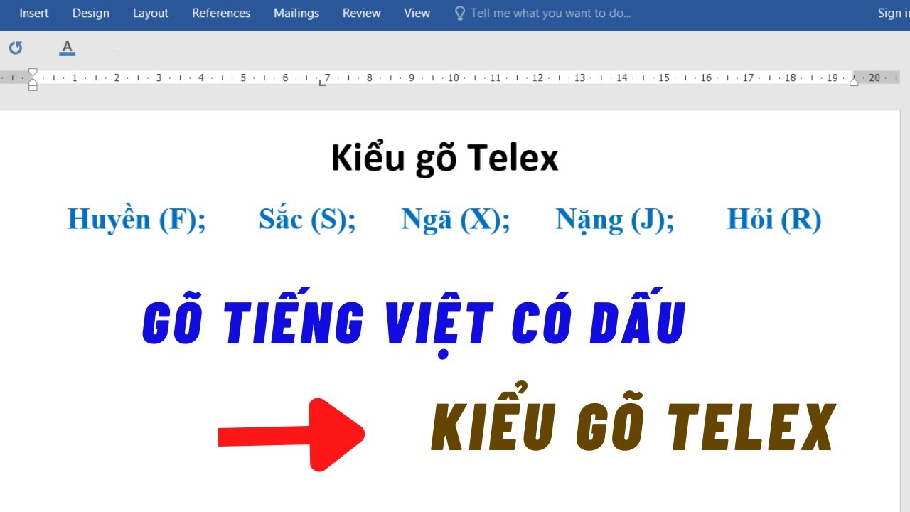 Cách gõ Tiếng Việt có dấu trên Máy Tính theo kiểu gõ Telex - YouTube