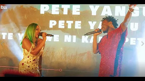 Bahati and Nadia Mukami Perform Pete Yangu for the First Time