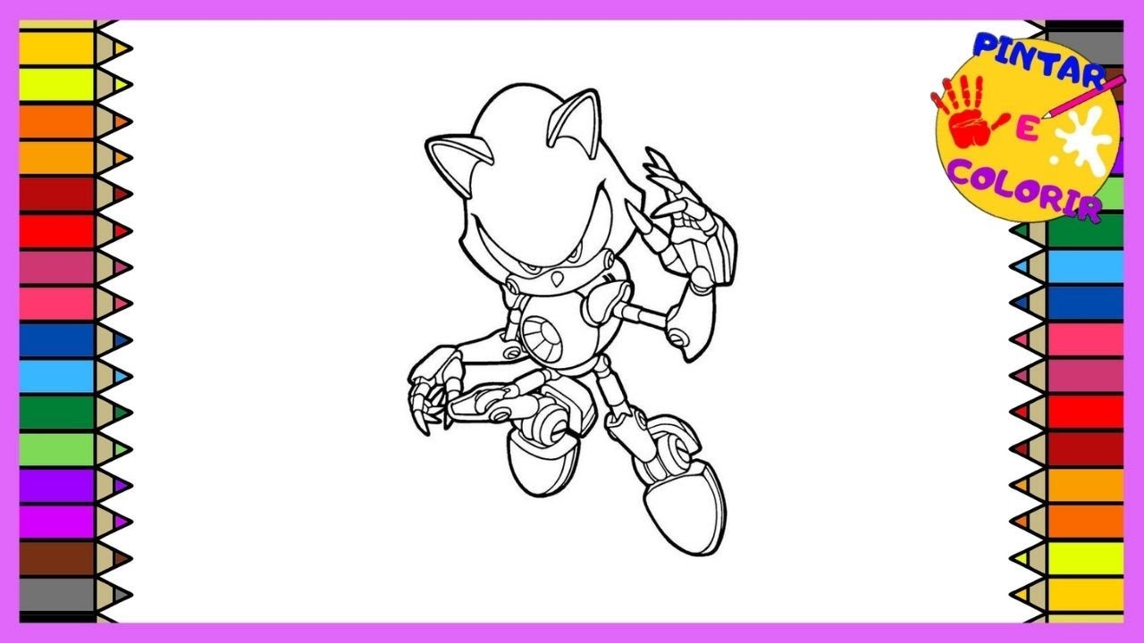 59 Desenhos do Sonic para Colorir em Casa [GRÁTIS]