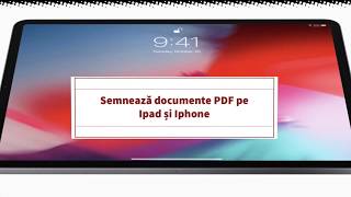 Semnează documente PDF pe Iphone si Ipad