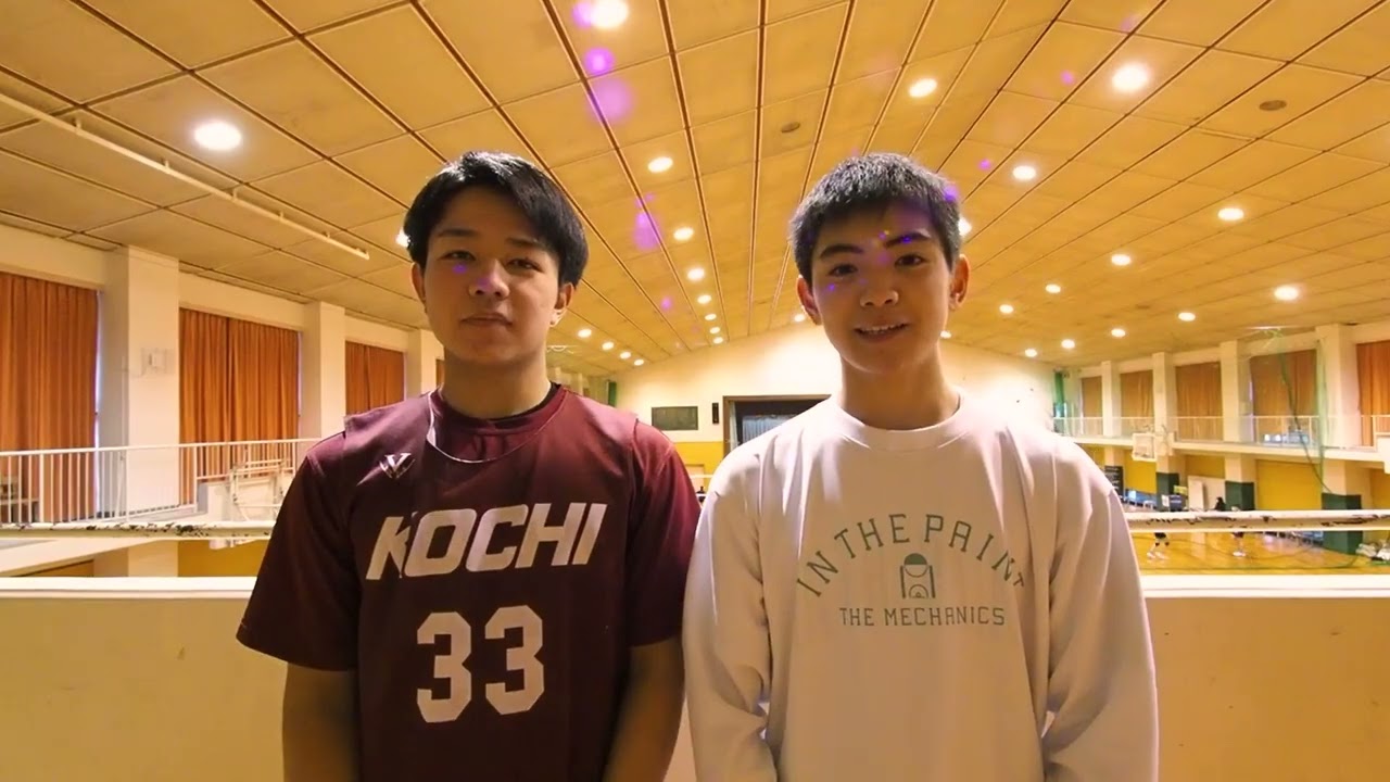 22 高知中高部活紹介 男子バスケ部 Youtube