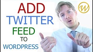 Add twitter feed to wordpress with widget plugin  - 2015