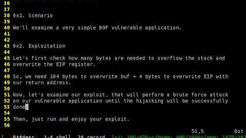 Buffer Overflow ASLR Brute Force
