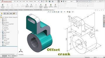 Solidworks Tutorial: Exercise #35 (Offset crank)
