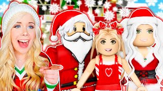 I GOT ADOPTED BY SANTA IN BROOKHAVEN! (ROBLOX BROOKHAVEN RP) screenshot 5