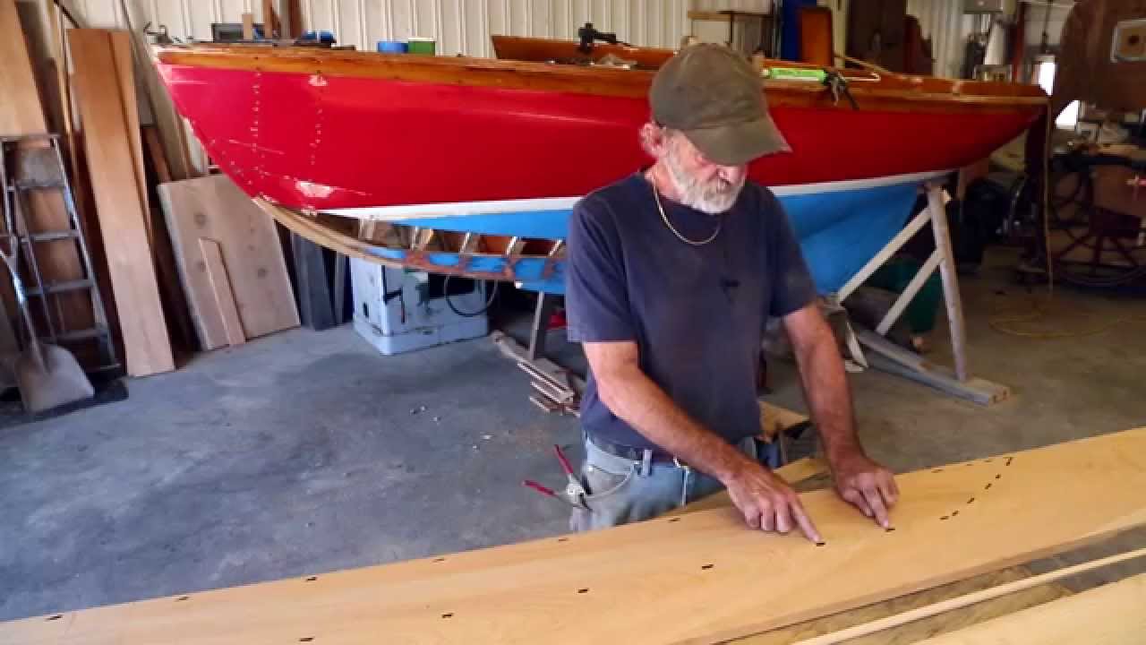 Part 8 - Herreshoff 12 1/2 wooden boat repair - How to easily make ...