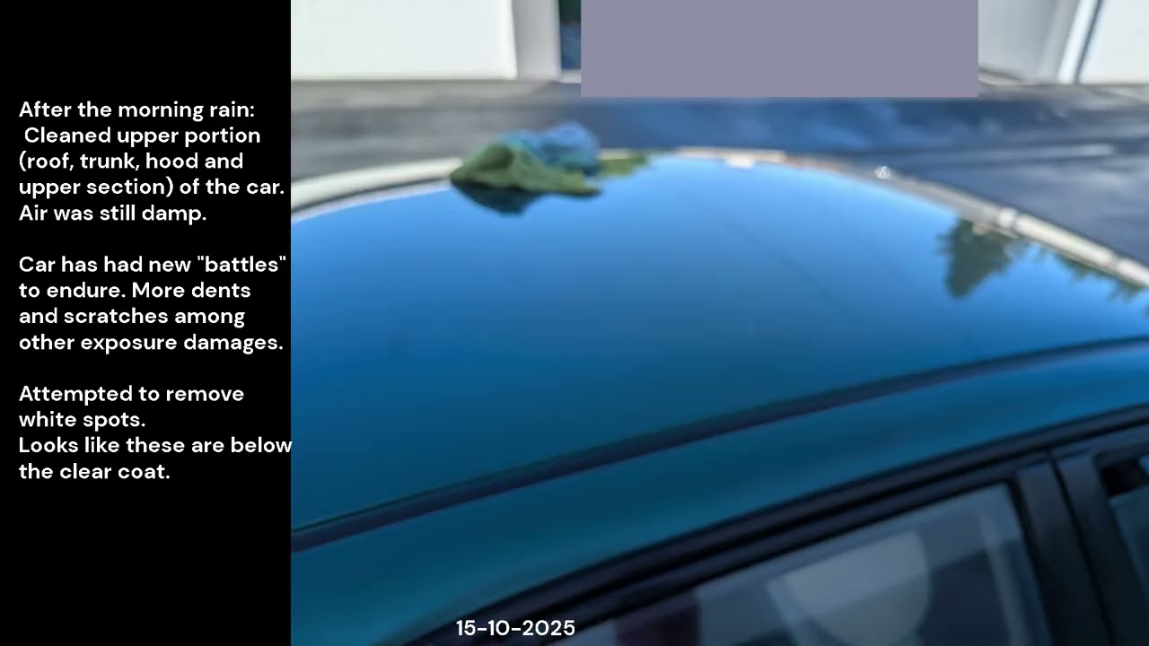 Wipe ON Car Clear Coat status (Middle of October 2025 Update)