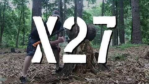 Throwing a Fiskars X27 Splitting Axe