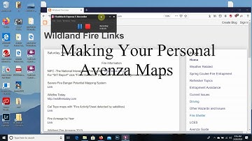 Making your personal map with Avenza