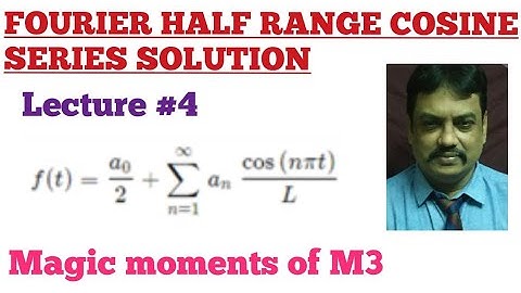 Fourier Series Solution || half range cosine series | Mathematics-3 | #BTech | #Gate
