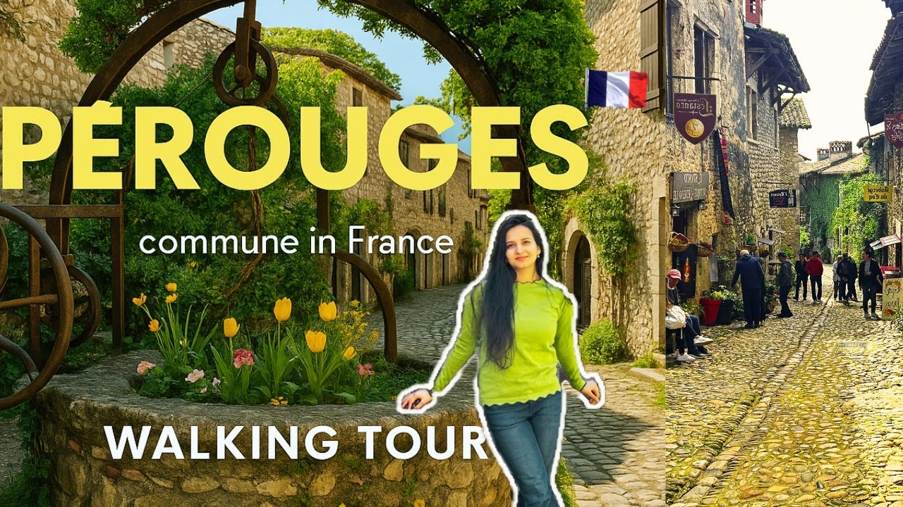 Most Beautiful Medieval Village in France | Pérouges Walking Tour