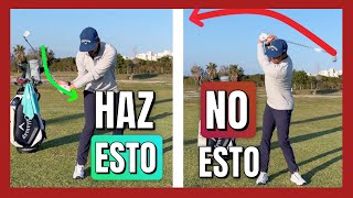 💥 Mejora TODO tu golf con un BACKSWING más corto