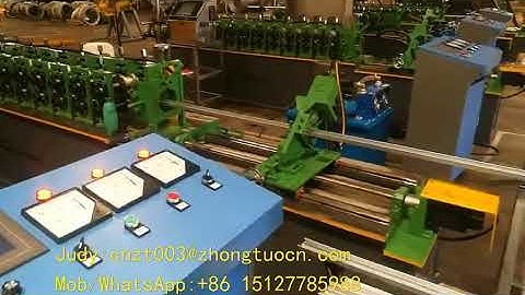 High speed C channel stud roll forming machine