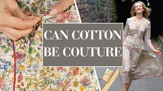 Sewing a Couture Summer Dress in Liberty Tana Lawn | Wild Flowers of My Childhood