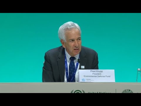 Fred Krupp, President Environmental Defense Fund At Cop28