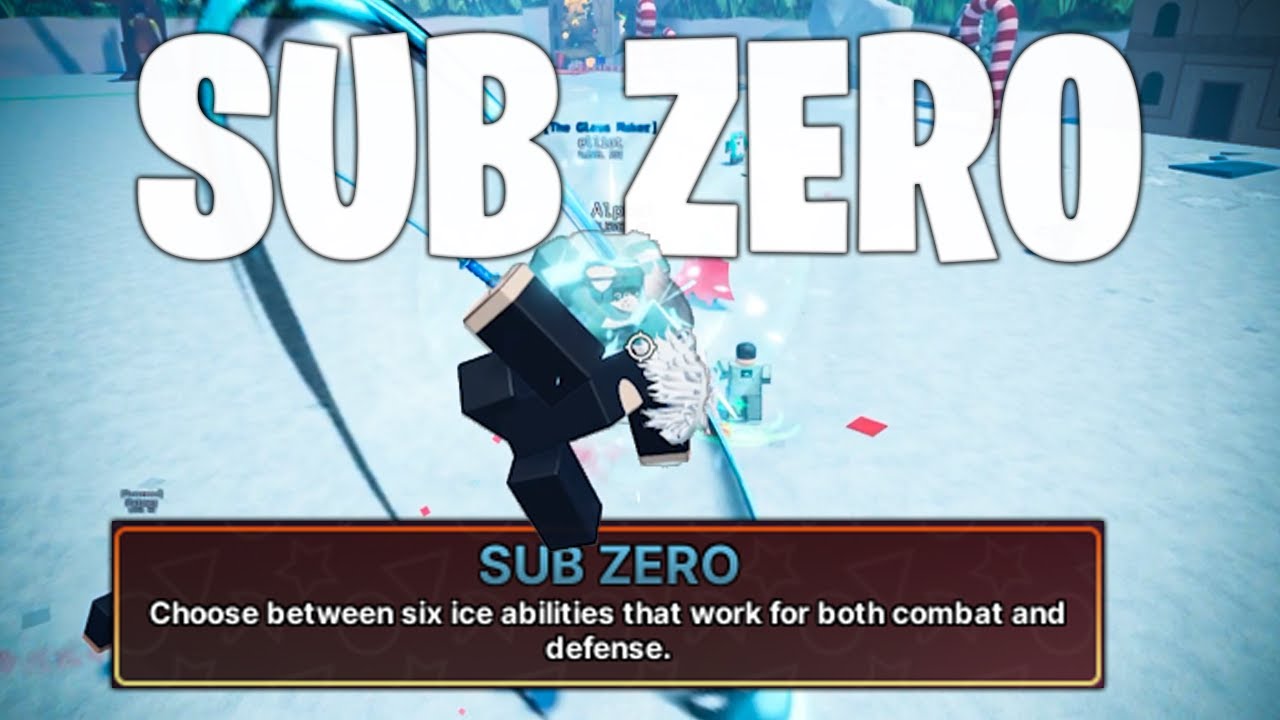 *NEW* SUB ZERO POWER in INK GAME (Roblox)