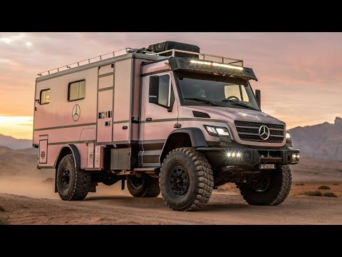 Inside 2026 Mercedes Unimog Expedition — Розовый внедорожный дворец на ...