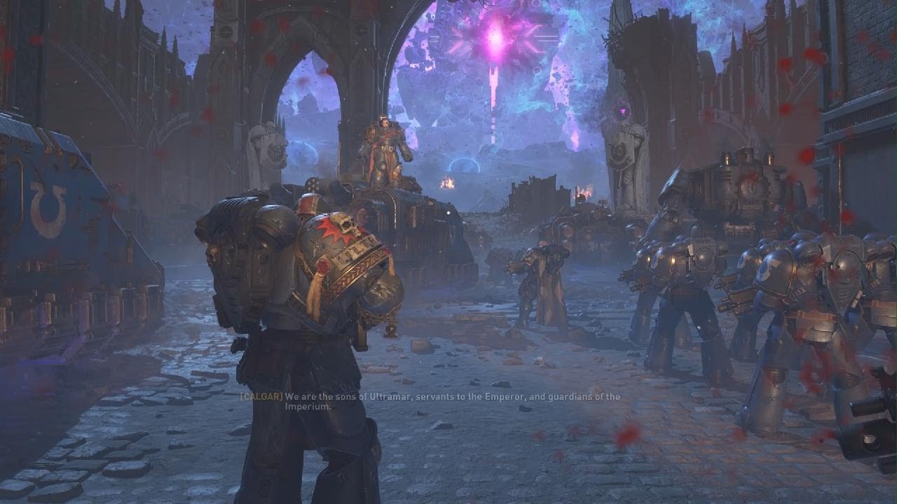 Warhammer 40000: Space Marine 2 - Charging into battle - YouTube