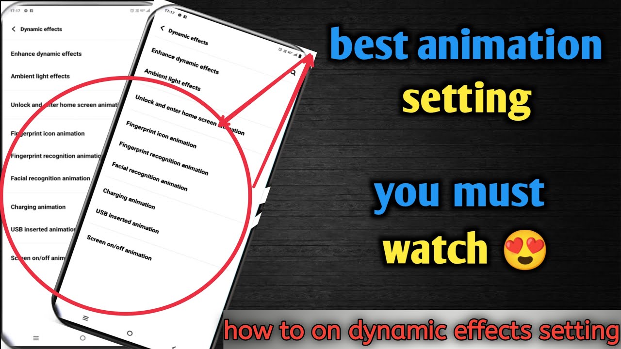 Dynamic Adjust Dynamic effect best settings | you must watch - YouTube