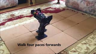 3D printed 6DOF Biped Robot with Lewansoul LDX-218/227 motors Bluetooth controlled
