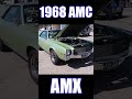 1969 Mustang Cobra bites 1968 AMC AMX | CARS AND ZEBRAS | STOCK DRAG RACE