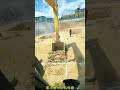 Excavator digging foundation pit, construction machinery, real shots on site. It’s time to show