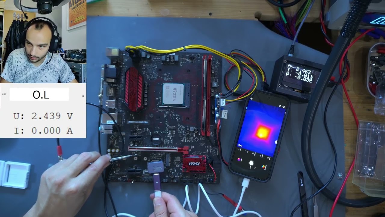 MSI no reaction to the powerbutton fix || MSI B350M gaming Mothebroard repair fix Diagnose