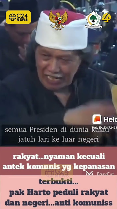 Menurut Cak Nun, Pak Harto itu... #Soeharto #PakHarto #Caknun #PresidenRI #Golkar2024 #G24news