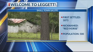 SMALL TOWN SALUTE Most of Leggett burned down in 1897