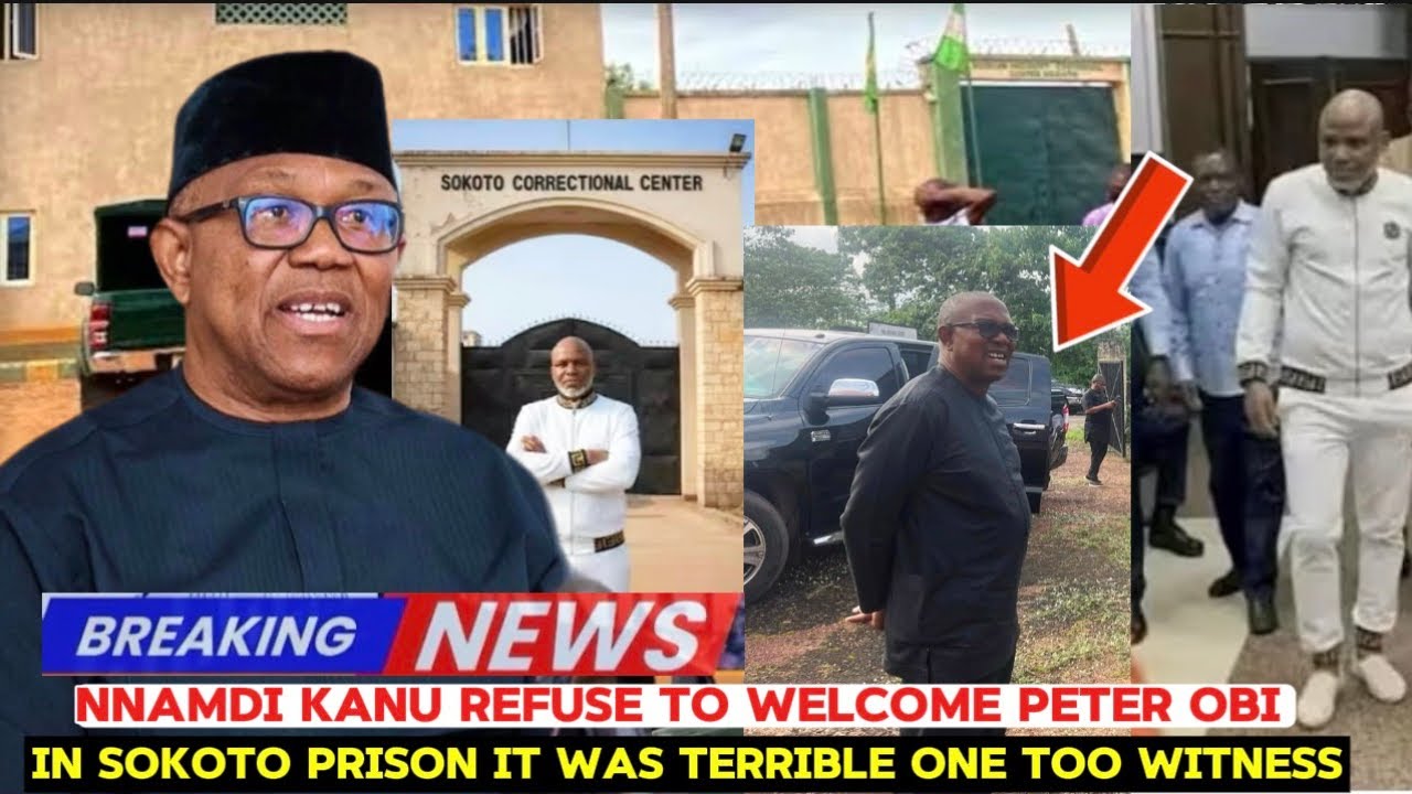 THE REASON WHY KANU REFUSED TO SEE PETER OBI IN SOKOTO PRISON TODAY WILL SHOCK YOU 😳