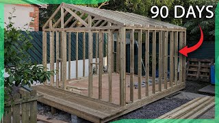 Garden Shed Build: No Talking Timelapse DIY Project