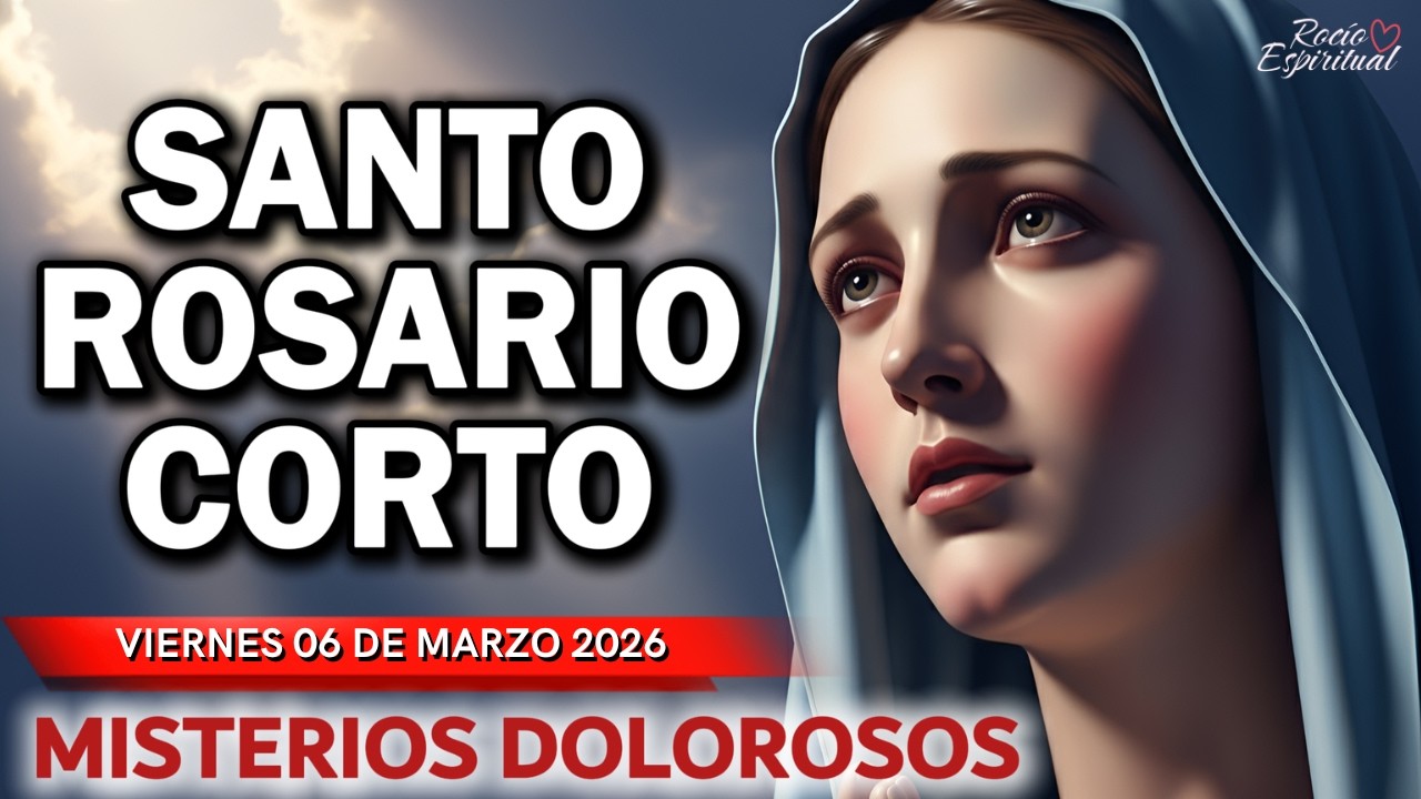 📿 Santo Rosario de Hoy 06 de Marzo | Misterios Dolorosos | Virgen María