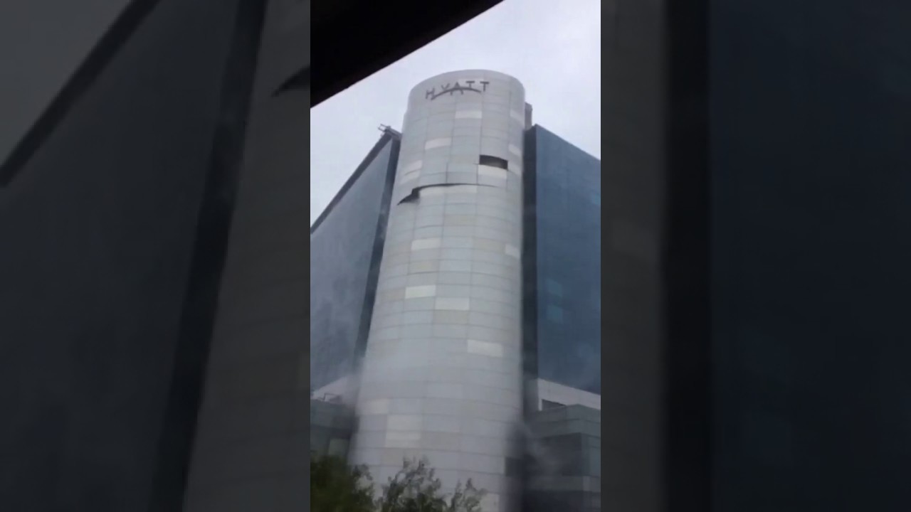 Curtain wall failure - YouTube