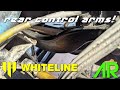 Whiteline rear control arm install  focus rs