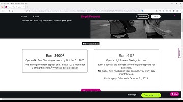 SIMPLII Financial - Account opening or how they hack new customer