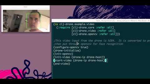 OpenCV Face Recognition with AR Drone and Clojure