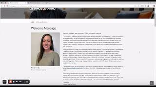 ASURams Global Webpage Walkthrough for Faculty