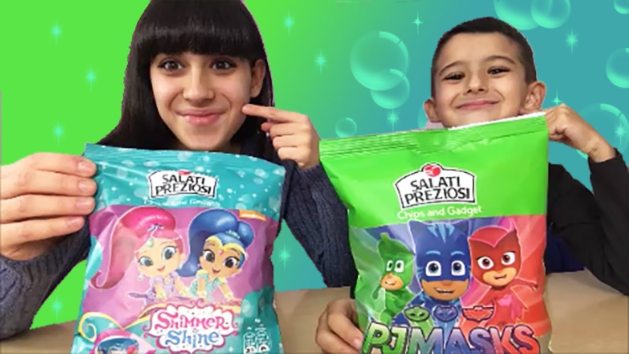 PATATINE SHIMMER SHINE E PJMASKS SALATI PREZIOSI - By Tina & Pippo Review