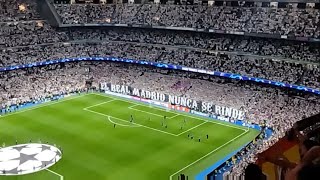 🎶 Himno Real Madrid Anthem Santiago Bernabéu Champions League Semifinal Bayern 🎵