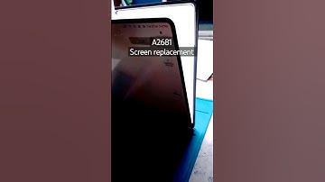 MacBook screen with a lines, where the screen works at the right angle. install new screen!