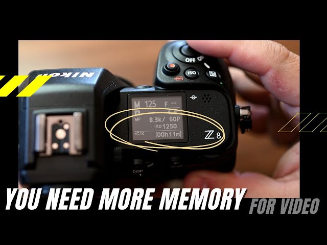 Nikon Z8 | You NEED More Space | Video Record Times in N-RAW, ProRes