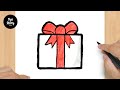 #179 How to Draw a Gift Box - Easy Drawing Tutorial