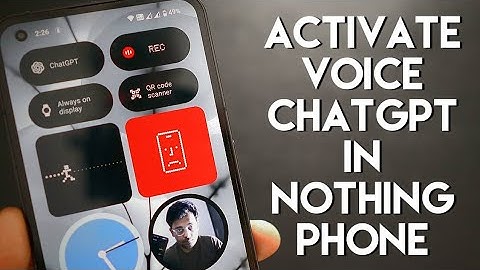 How To Activate Recorder Widget and Voice ChatGPT in Nothing Phone(2a)