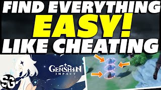 Genshin FIND EVERYTHING EASY LIKE CHEATING interactive map GENSHIN IMPACT FIND ANYTHING