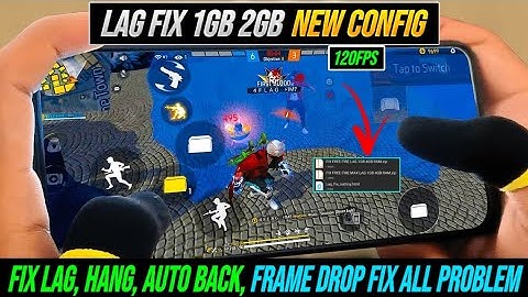 Free Fire Lag Fix 120fps Config -100% lag fix