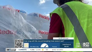 Ice in extreme demand during hot weather in Arizona