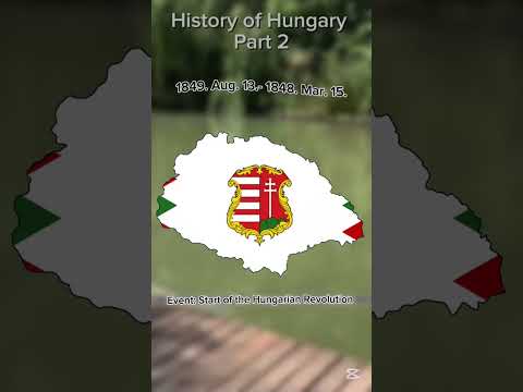 NOT 100% ACCURATE!!! History of Hungary Part 2 #mapping