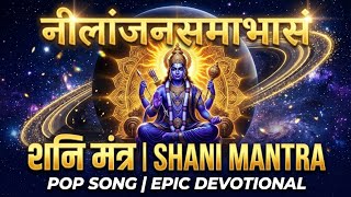 Shani Mantra:Cosmic Justice(Epic Modern Pop)नीलांजनसमाभासं#ShaniMantra #ModernBhakti #SpiritualVibes